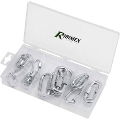 Coffret de 20 Maillons Rapides - Utilisation Polyvalente - Résistance et Sécurité - D-Work