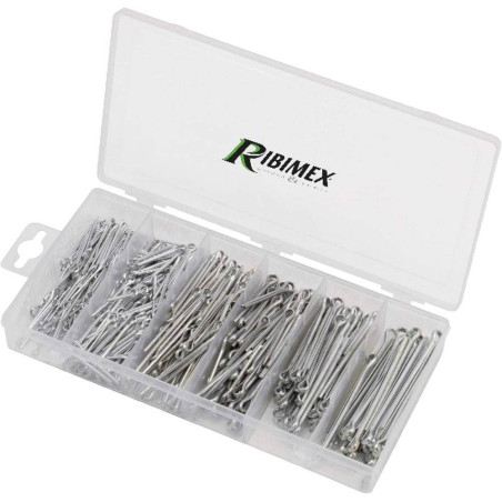 Lot de 555 Goupilles Fendues – Coffret Pratique – Fixation Sécurisée et Durable - RIBIMEX