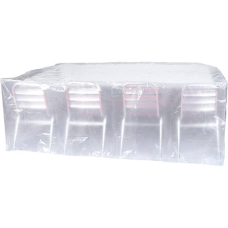 Housse 90g pour Table Rectangulaire et Chaises 310x150xH80 cm – Protection Légère et Durable – Idéale pour Événements - RIBIMEX