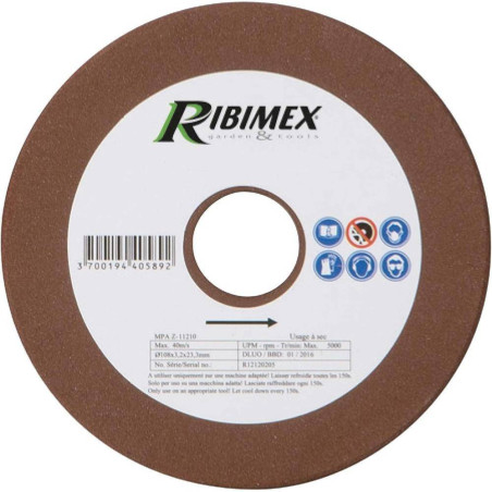 Meule 108x3,2x23 mm - Affûteur de Chaîne Électrique - Précision et Efficacité - D-Work