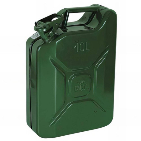 Jerrican Métal 10L – Capacité 10 Litres – Résistant et Durable – RIBIMEX - RIBIMEX