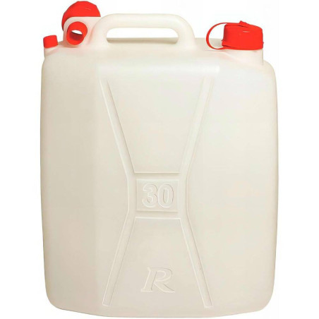 Jerrican Alimentaire 30L - Polyéthylène - Résistant et Pratique - Ergonomique - D-Work