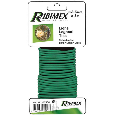 Lien 3,5 mm x 8 m – Polypropylène, Résistant et Flexible – Idéal pour Fixations - RIBIMEX