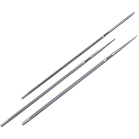 Limes Rondes Ø4 mm x 3 – Outils de Précision – Idéales pour Finitions et Détails - RIBIMEX