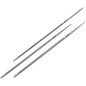 Limes Rondes Ø4 mm x 3 – Outils de Précision – Idéales pour Finitions et Détails - RIBIMEX