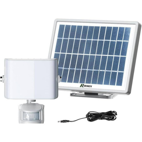 Spot Solaire 9W LED 800 Lumens – Avec Détecteur – Éclairage Efficace et Écologique - RIBIMEX