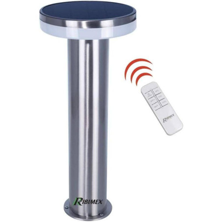 Borne Solaire "Timeo" 54 cm – Télécommandée – Éclairage Écologique et Pratique - RIBIMEX
