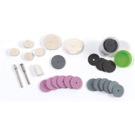 Lot de Meulage en Disque Plat pour PROMKIT300 – 5 pièces – Idéal pour Meulage Précis - RIBIMEX