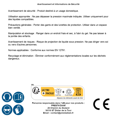 Pulvérisateur 2L à Pression Préalable – 2 Litres – Idéal pour Jardinage et Nettoyage - RIBIMEX