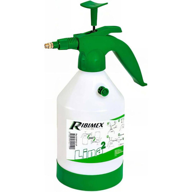 Pulvérisateur 2L à Pression Préalable – 2 Litres – Idéal pour Jardinage et Nettoyage - RIBIMEX
