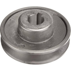 Poulie D.80 mm Axe 19 mm – 1 Gorge Type A – Résistante et Durable - RIBIMEX