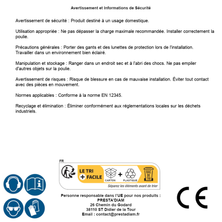 Poulie D.80 mm Axe 24 mm – 1 Gorge Type A – Résistante et Durable - RIBIMEX