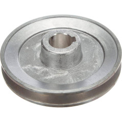 Poulie D.120 mm Axe 24 mm – 1 Gorge Type A – Résistante et Durable - RIBIMEX