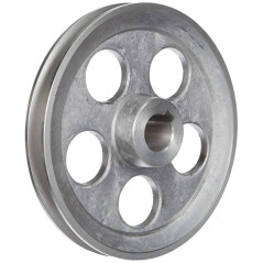 Poulie D.160 mm Axe 24 mm – 1 Gorge Type A – Résistante et Durable - RIBIMEX