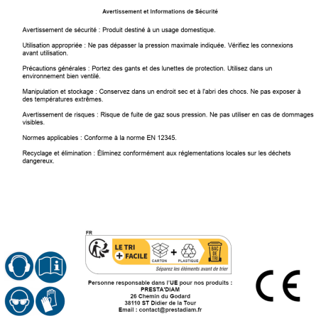 Régulateur de Pression avec Mano et Prise Acquacontrolet - 1,71 kg - Précision et Fiabilité - D-Work