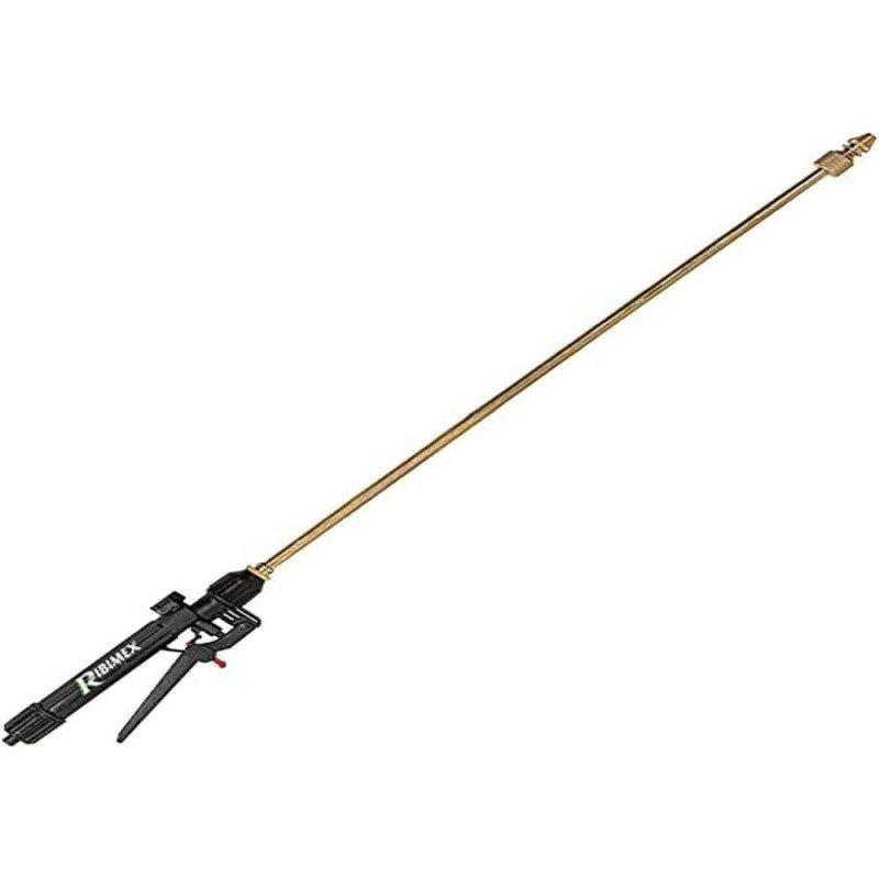 Poignée et Lance en Laiton avec Buse Réglable N°8 – 0,27 kg – Matériau Durable et Résistant – Idéale pour Arrosage - RIBIMEX