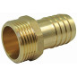 Raccord Laiton Cannelé Male 1"1/4 – Sortie 30 mm – Laiton, Résistant et Durable - RIBIMEX