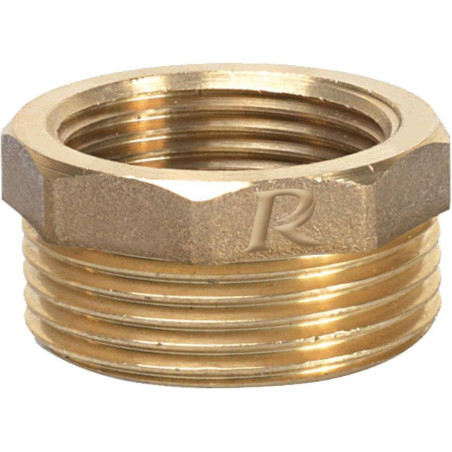 Raccord Réducteur Laiton 1" F x 1/2 M – 1" à 1/2" – Laiton, Résistant et Durable - RIBIMEX