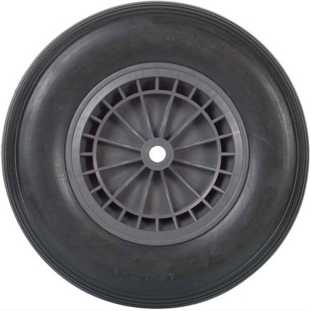 Roue Increvable pour Brouette 400 mm – 400 mm – Résistante et Durable – Idéale pour Transport de Charges - RIBIMEX