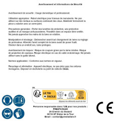 Rabot Électrique 710W – 3.1 kg – Puissant et Pratique – Finition Parfaite - RIBIMEX