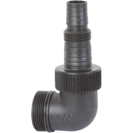 Raccord Coude Male 1"1/2 – Sortie Canellée – Connexion Fiable et Durable - RIBIMEX
