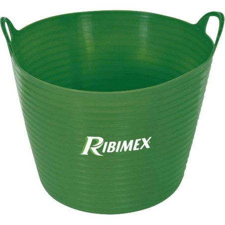 Bac Souple Rond 42L – Avec Poignées – Pratique et Flexible – Rangement Optimal - RIBIMEX