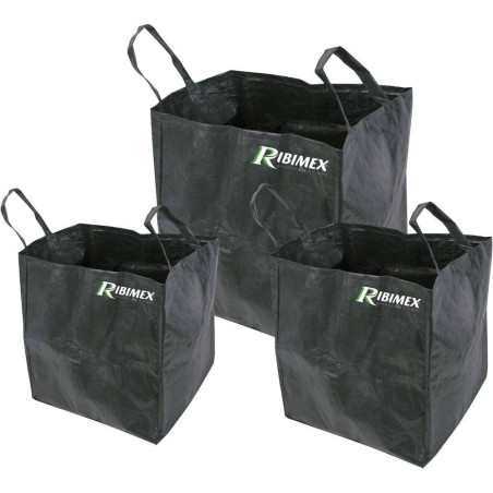 Lot de 3 Sacs de Jardin 70L / 100L / 170L – Multifonctions – Pratiques pour le Jardinage - RIBIMEX