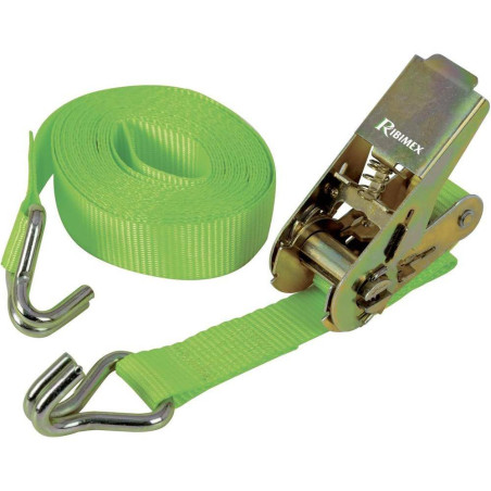 Sangle Bagagère à Cliquet 5M – 25 mm, 400/800 kg – Résistante et Pratique - RIBIMEX