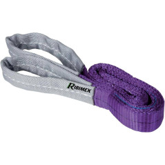Élingue Plate 1T 2M – Violet – Résistante et Durable - RIBIMEX