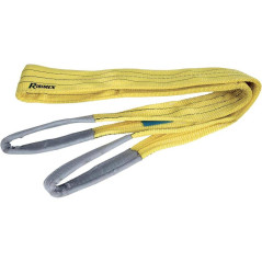 Élingue Plate 3T x 8M – Jaune, Résistante et Durable – Idéale pour Levage et Transport - RIBIMEX