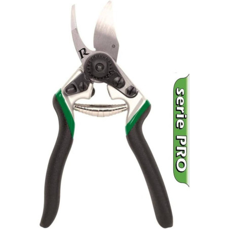 Sécateur Pro 200 mm – Aluminium Forgé, Lames Courbées – Précision et Confort d'Utilisation - RIBIMEX