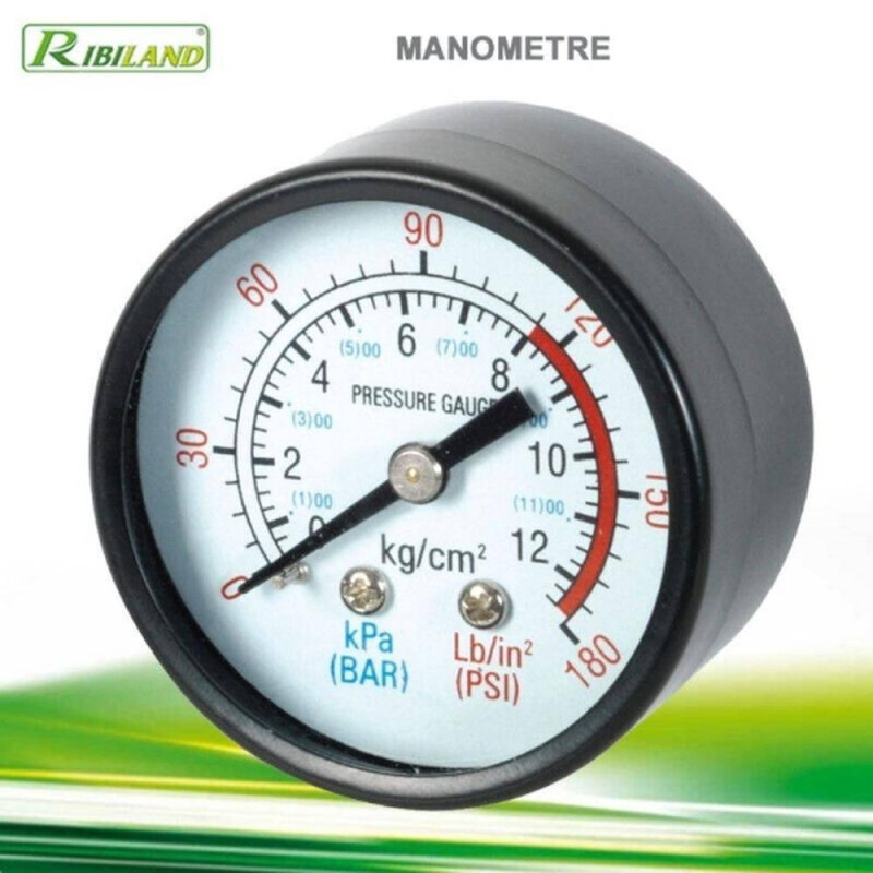 Manomètre Fileté 1/4" M – 0,08 kg – Précision et Fiabilité – RIBIMEX - RIBIMEX