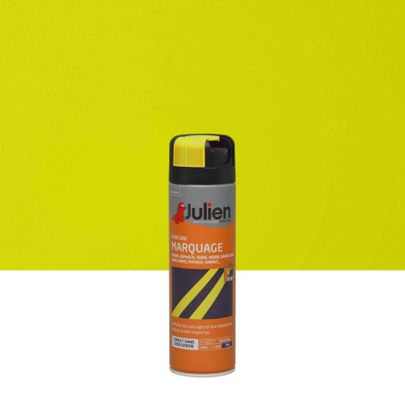 Marqueur Peinture Jaune Fluo 500 ml - Tracé Visible UV - Application Facile et Rapide - Durable - D-Work