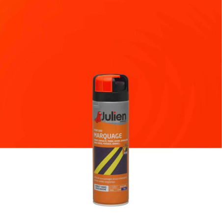 Marqueur Peinture Orange Fluo 500 ml – Fluorescent, Pratique et Visible – Idéal pour Marquage et Signalisation - RIBIMEX