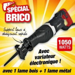 Scie Alternative 1050W – 3.76 kg – Puissante et Pratique – RIBIMEX - RIBIMEX