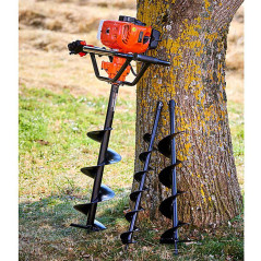 Tarière Thermique 3 Mèches 51,7CC – 22 kg – Puissante et Efficace – RIBIMEX - RIBIMEX