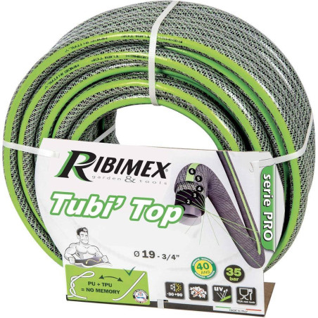Tuyau Tricot Antiv 50M Ø19 mm – Gris, Résistant et Durable – Idéal pour Applications Diverses - RIBIMEX