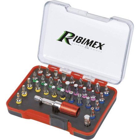 Coffret 30 Embouts Tournevis et Adaptateur Douille – 285 g – Outils Pratiques pour Réparations – RIBIMEX - RIBIMEX