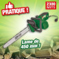 Tronçonneuse Électrique 450 mm – 2300W – Puissante et Efficace – Idéale pour les Travaux de Découpe - RIBIMEX