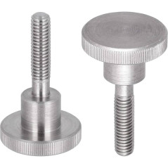25 Vis moletées 5x6 mm - Inox A1, norme DIN 464 - Résistantes et durables - ACTON