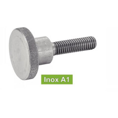 25 Vis moletées 5x6 mm - Inox A1, norme DIN 464 - Résistantes et durables - ACTON