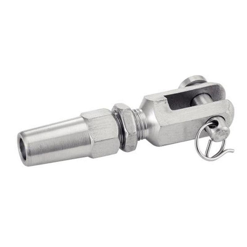 Embout à chape sertissage manuel 5 mm - Inox A4 - Résistant et durable - ACTON