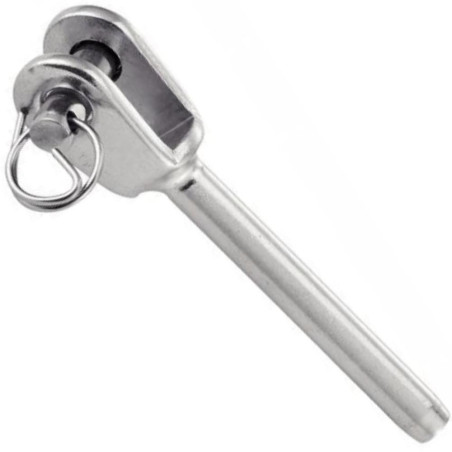 5 Embouts à chape soudée à sertir 6 mm - Inox A4 - Résistants et durables - ACTON