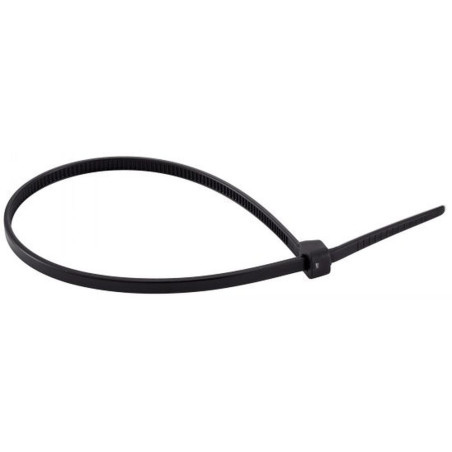 100 Liens nylon 6.6 noir 4,8x368 mm - Résistants et durables - ACTON