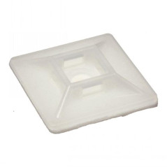 Support de lien adhésif 4,6 mm - Nylon 6.6 - Blanc - ACTON