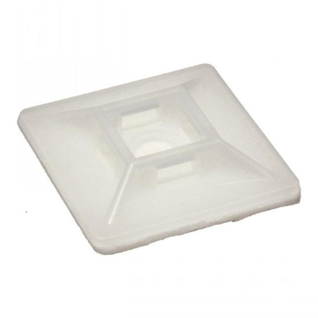 Support de lien adhésif 4,6 mm - Nylon 6.6 - Blanc - ACTON