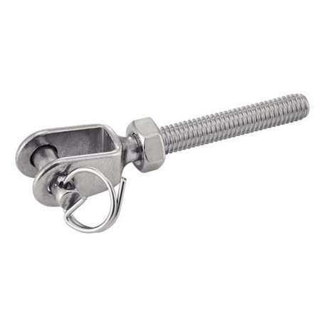 Embout fileté à chape soudée 5 mm - Inox A4 - Pas à droite - ACTON