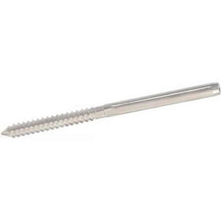 5 Embouts à sertir filetage bois 4 mm - Inox A4 - Résistants et durables - ACTON
