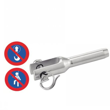 5 Embouts à sertir à chape usinée 5 mm - Inox A4 - Résistants et durables - ACTON