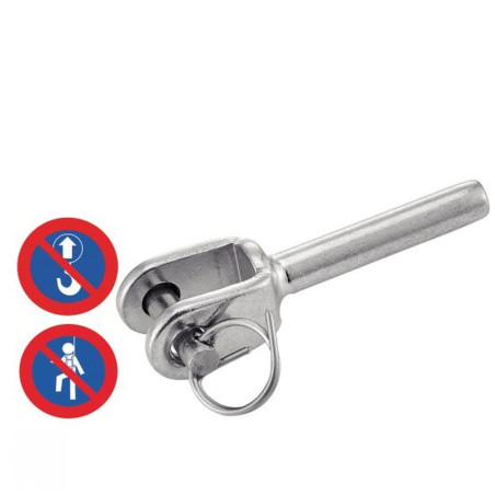10 Embouts à Chape Soudée à Sertir Petit Modèle 3 mm - Inox A4 - D-Work